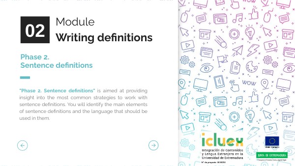 WRITING DEFINITIONS_PHASE 2 | Genially