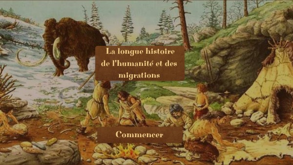 Histoire De L'humanité Et Des Migrations Pour Page De Garde La longue histoire de l'humanité et des migrations | Genially