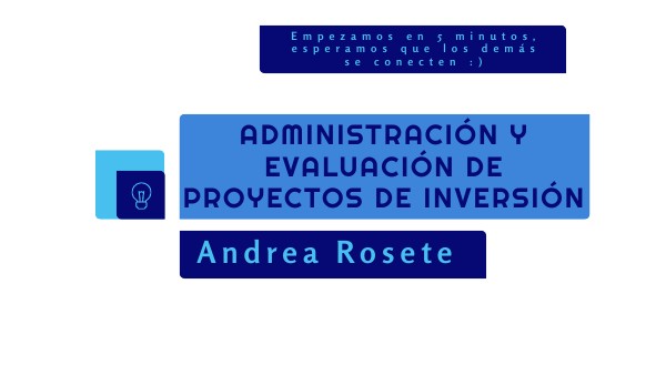 T1.PROYECTOS DE INVERSION | Genially