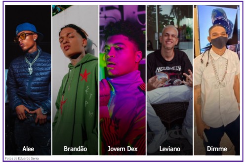 Artistas da Rash Produções | Genially