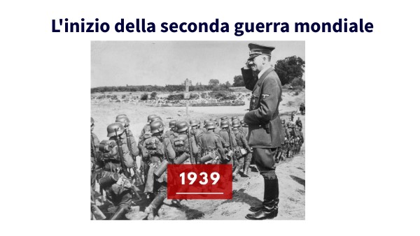 Inizio Seconda Guerra Mondiale In Italia L'INIZIO DELLA SECONDA GUERRA MONDIALE | Genially