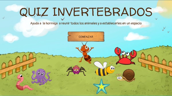 Quiz Invertebrados Genially Quiz Invertebrados Genially