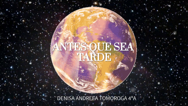 Antes que sea tarde