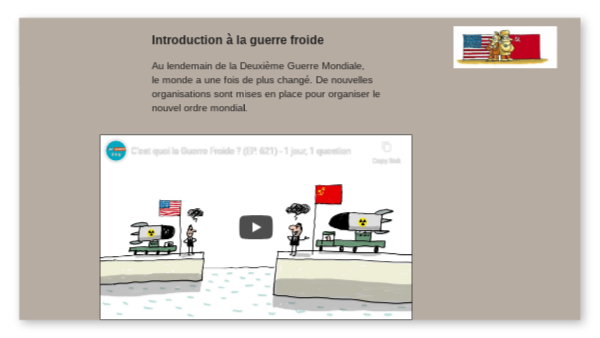 La guerre froide : intro