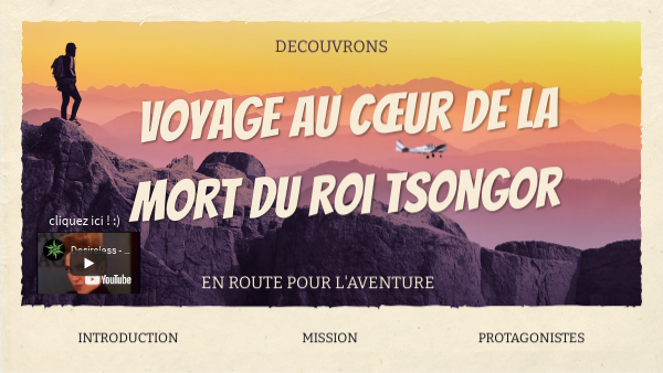 La mort du roi Tsongor | Genially