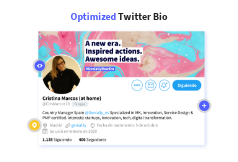 ENG Professional Bio Twitter | Genially