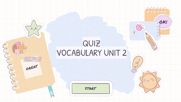 On Screen unit 2 vocabulary revision | Genially