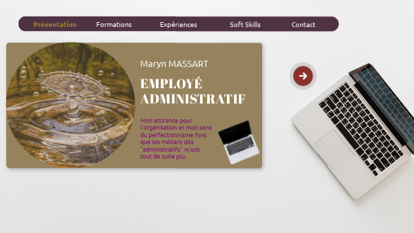 Cv interactif | Genially