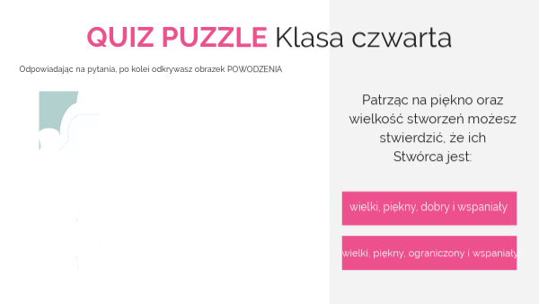 Quiz - powtórka klasa czwarta