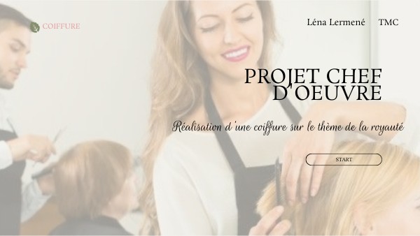Page De Garde Coiffure Projet chef d'oeuvre coiffure | Genially