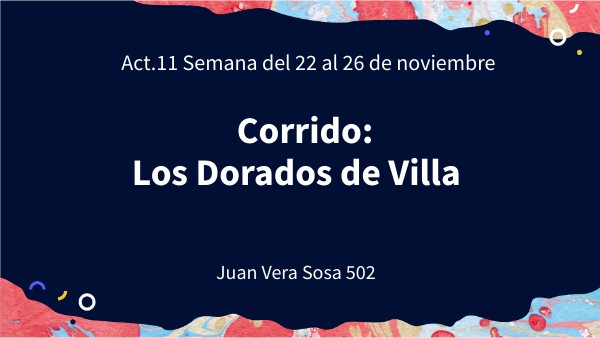 Los Dorados De Villa Corrido Letra