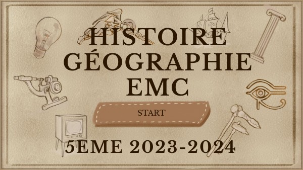 5eme Histoire Géo EMC