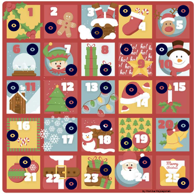 Advent calendar with challenges | Genially
