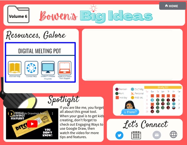 Bowen's Big Ideas Newsletter | Genially