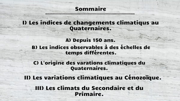 TS chap 13 Reconstituer et comprendre les variations climatiques