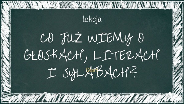 głoski, litery | Genially