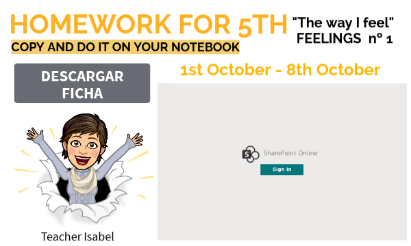 Hw 5th 1st Oct - 8th Oct | Genially