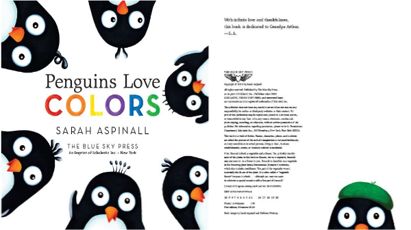 Penguins love colours