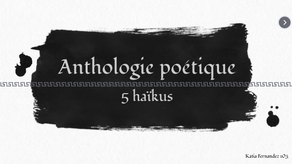 Anthologie poétique