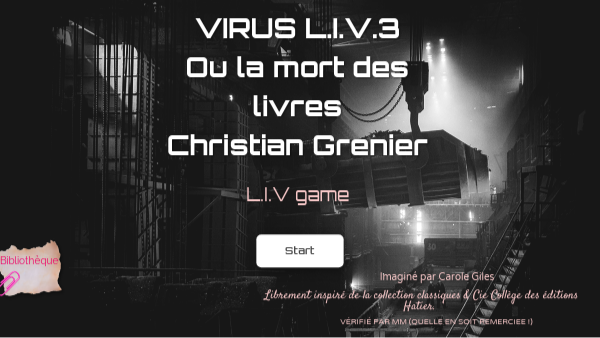 VIRUS LIV3 ou la Mort des Livres | Genially