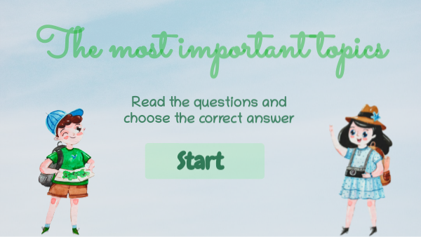 The most important topics | Genially