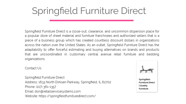 Springfield Furniture Direct | Genially
