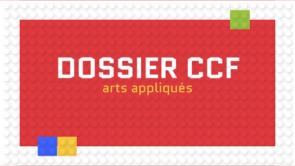 Ccf Bac Pro Dossier Arts Appliqués Page De Garde Exemple SUJET CCF ARTS APPLIQUÉS | Genially