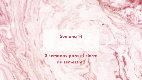 SEMANA 14 | Genially