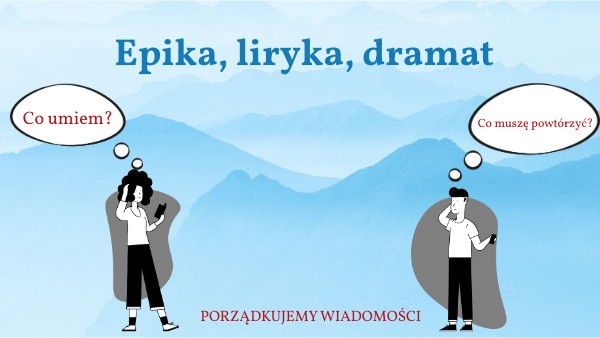 Opowiesc Wigilijna Epika Liryka Czy Dramat Epika, liryka, dramat