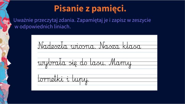 Pisanie Z Pamięci Klasa 2 Nowa Era Pisanie z pamięci