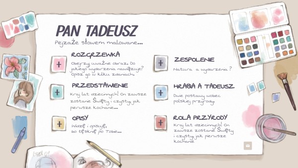 Rola Przyrody W Panu Tadeuszu Rola przyrody w Panu Tadeuszu | Genially