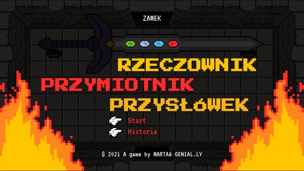 przymiotnik, przysłówek, rzeczownik, klasa 5 | Genially