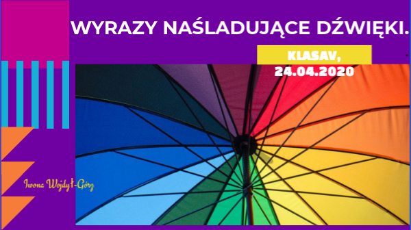 Wyrazy dźwiękonaśladowcze | Genially