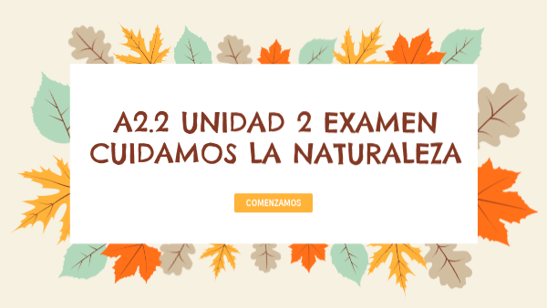 A2.2 MD U2 Examen | Genially