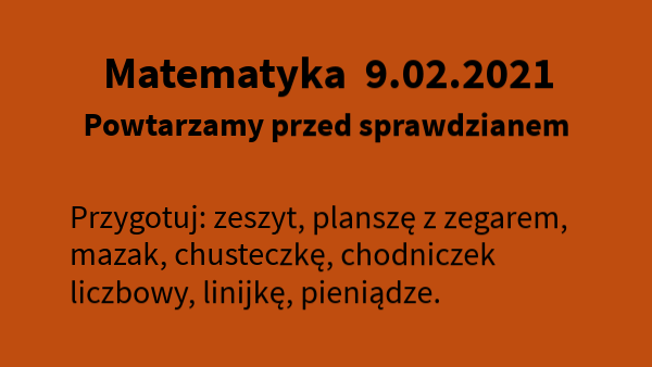 Matematyka- powtórzenie
