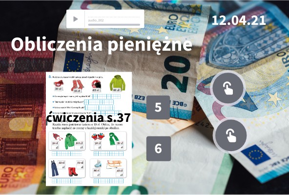 Obliczenia pieniężne 12.04.21