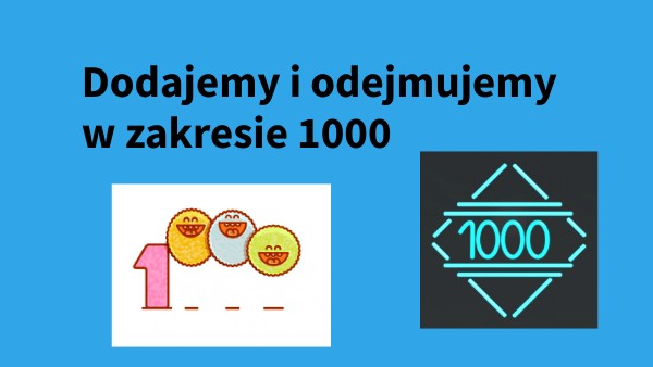 Dodawanie 1000