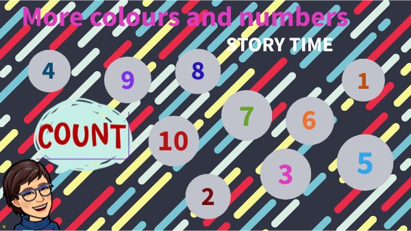 2 More colours and numbers 1