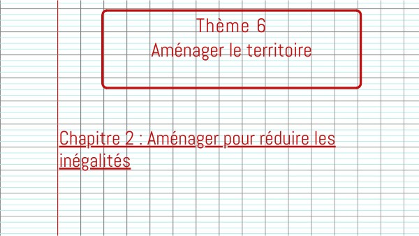 3e-Th6-Ch2-Aménager pour réduire les inégalités