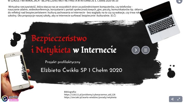 Bezpieczeństwo i netykieta klasa 4