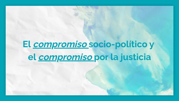 CompromisoSocioPoliticoJusticia