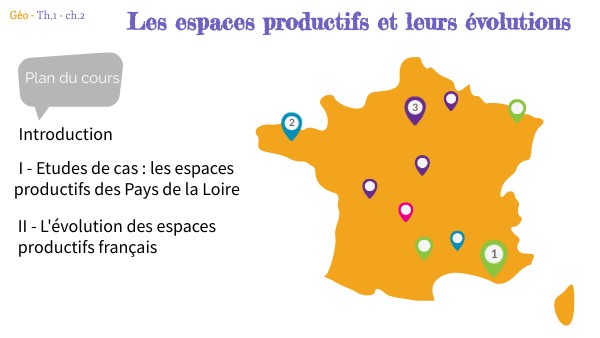 Les espaces productifs - 3è