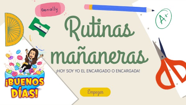 Rutinas mañaneras 3º ABRIL | Genially
