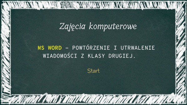 MS Word powtórzenie wiadomości. | Genially
