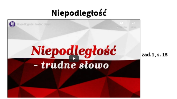 Ku niepodległości klasa 3 | Genially