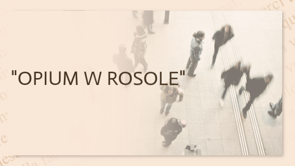 Opium W Rosole Sprawdzian Z Treści view.genially.com