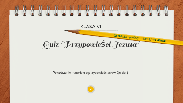 Kartkówka Z Przypowieści Klasa 6 - kl. 6 Przypowieści Jezusa powtórzenie działu IV | Genially