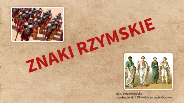 Znaki rzymskie | Genially