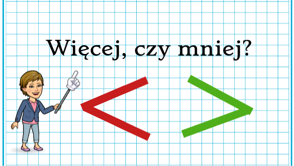 więcej mniej | Genially