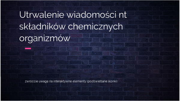 Sprawdzian Związki Chemiczne W żywieniu - Związki chemiczne | Genially